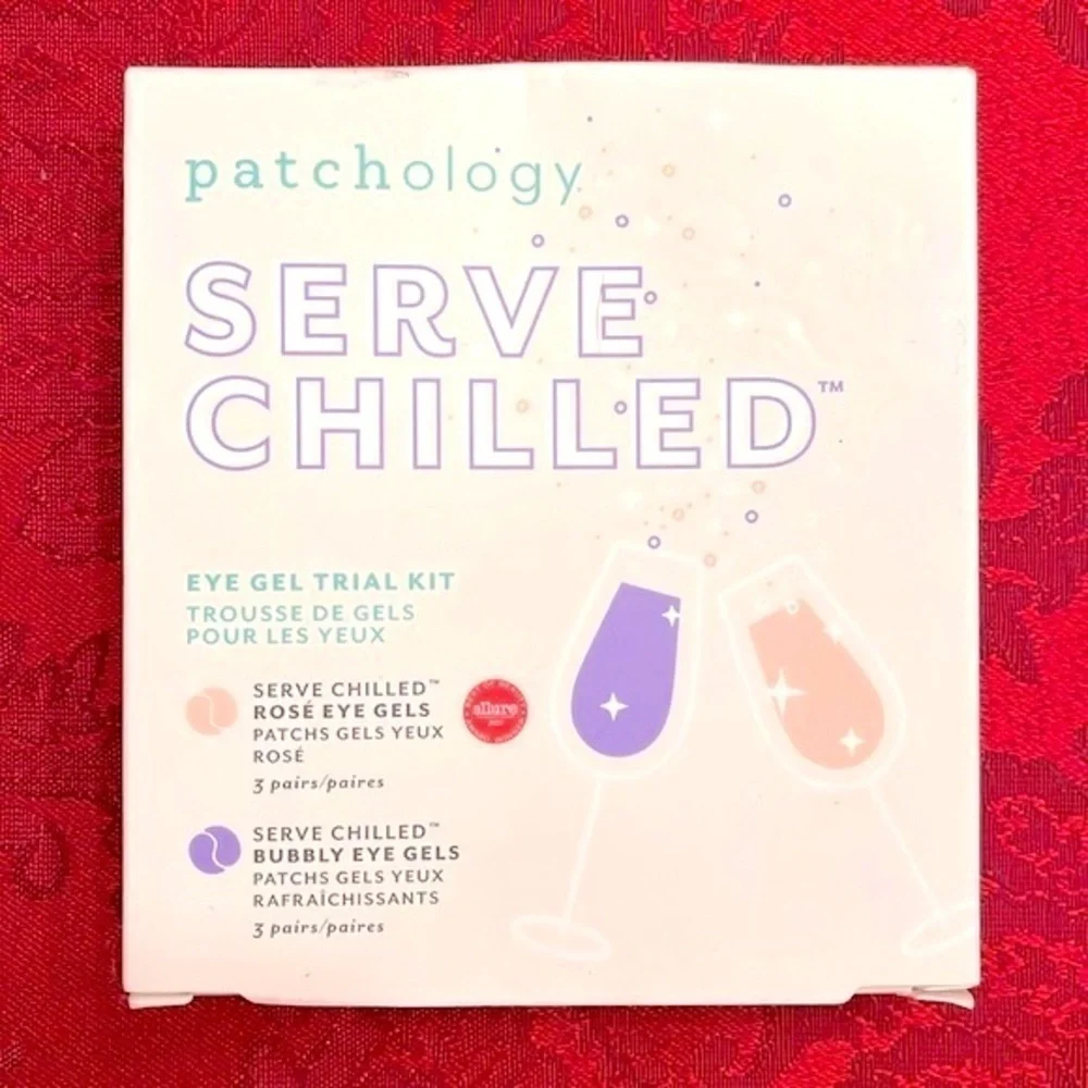 Brand New Patchology Serve Chilled Bubble-Infused Eye Gels Set of 6 Pairs